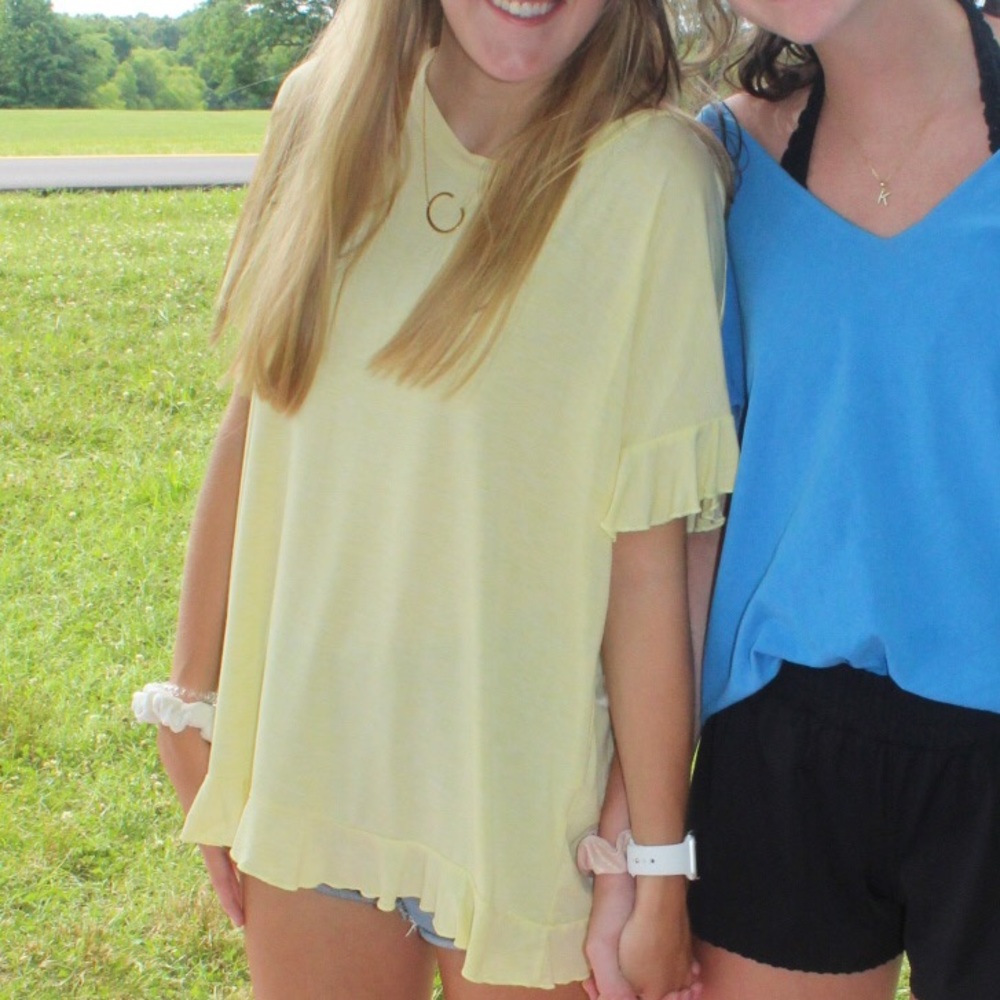 Yellow boutique top